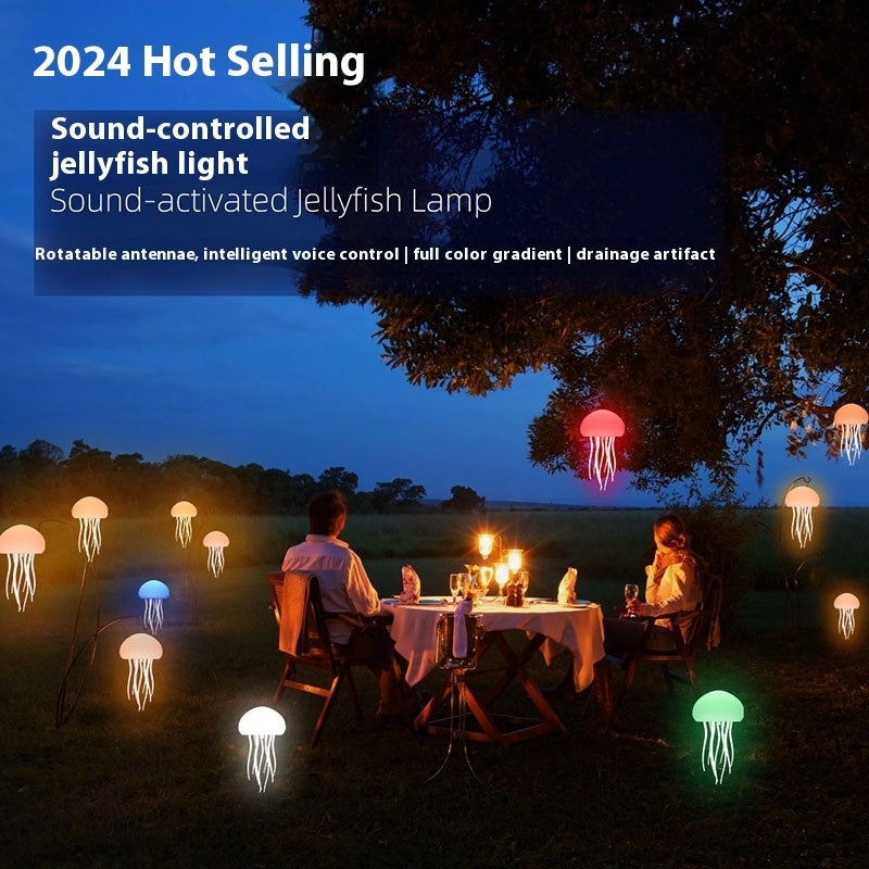 JellyGlow™ - LED Jellyfish Night Light for Home & Desk