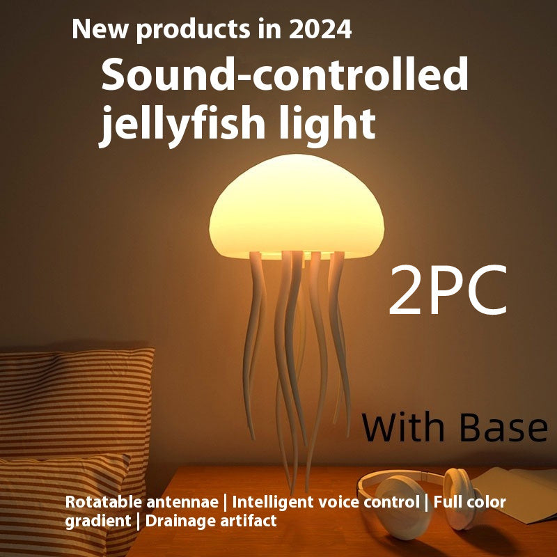 JellyGlow™ - LED Jellyfish Night Light for Home & Desk