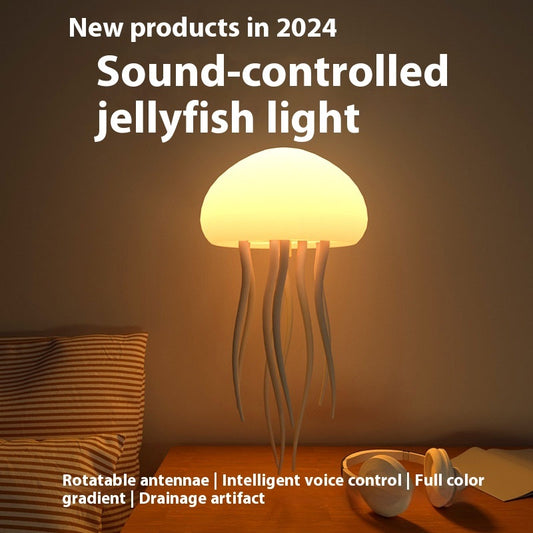 JellyGlow™ - LED Jellyfish Night Light for Home & Desk